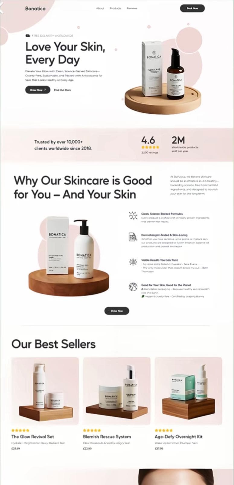 Premium hero carousel website preview 1